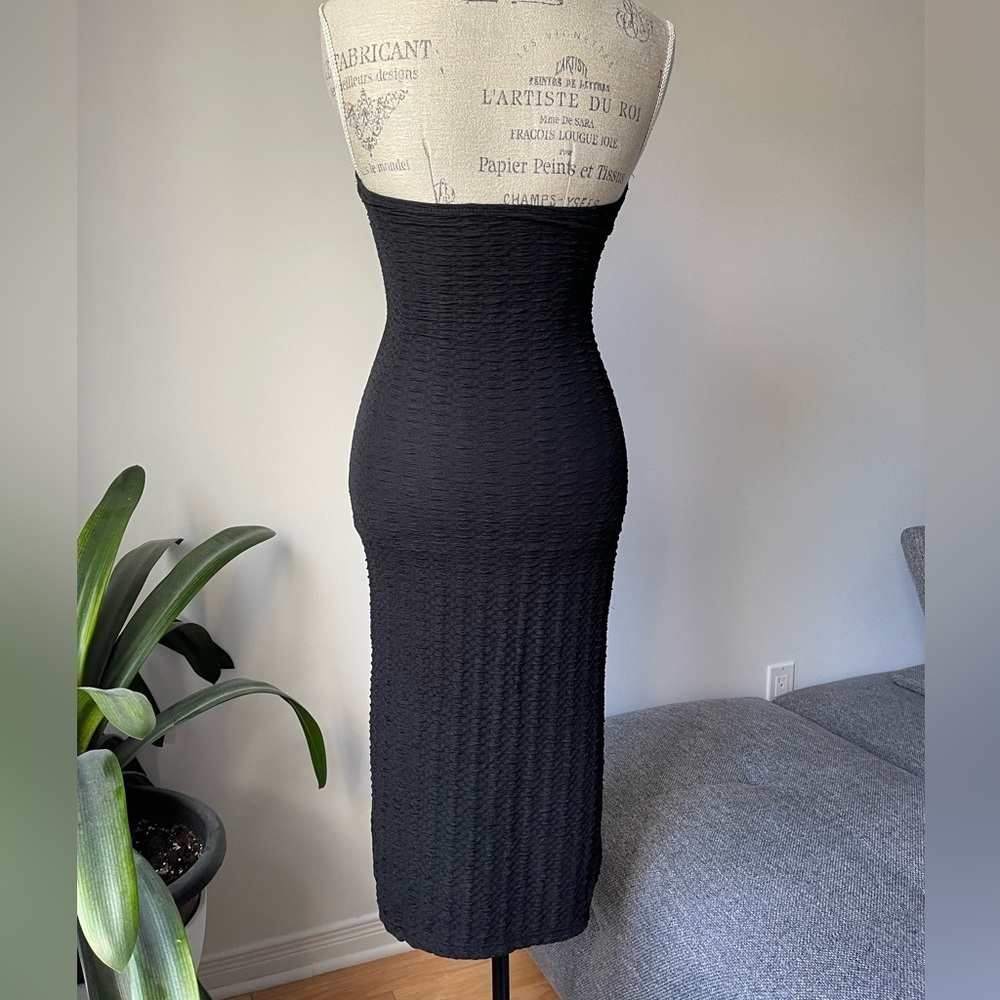 3/22 🧡 Black tube top stretchy dress - Picture 6 of 7